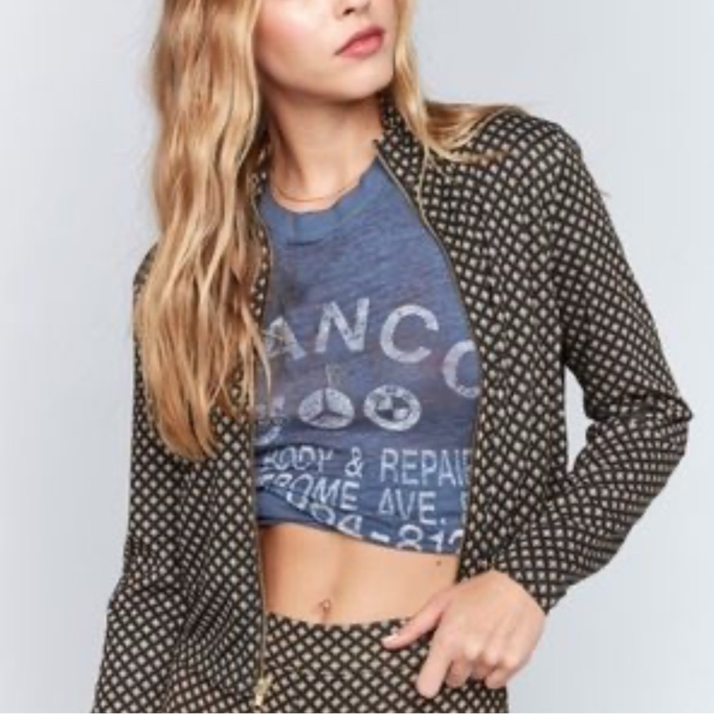 Flynn Skye Cropped Pattern Jacket